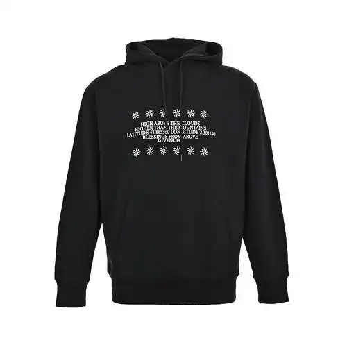 Sudadera con capucha Flame Love de edición limitada GVC/Givenchy 24ss