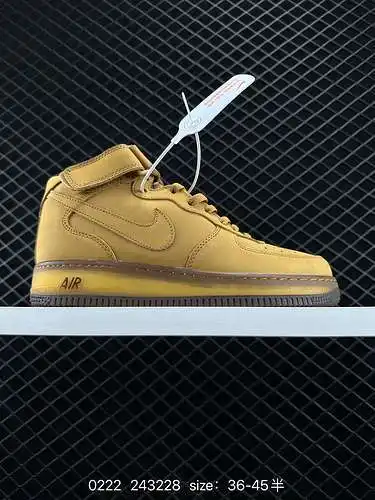 4 Nike Air Force Mid 7 x Reigning Champ Campeón defensor Air Force One zapatillas informales de caña