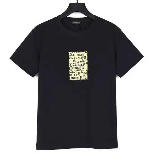 BLCG Balenciaga 24ss nueva cinta en el pecho con logo impreso de manga corta