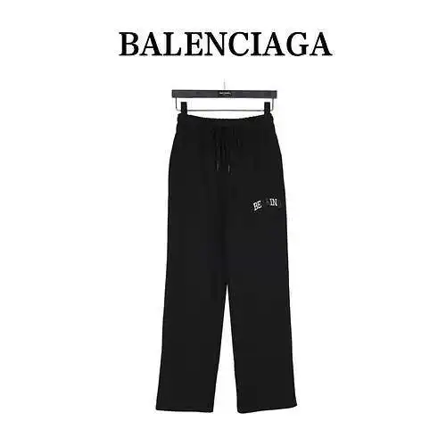 BLCG/Balenciaga 24Fw Pantalón Berkind con letras bordadas