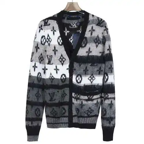 Cárdigan de mohair LV/ Louis Vuitton 24ss MONOGRAM