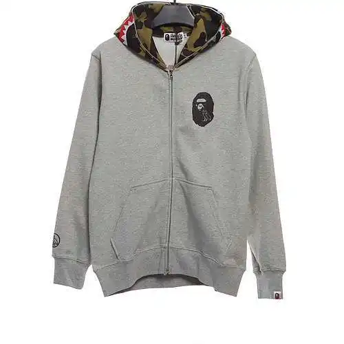 Sudadera con capucha y cremallera color block OVO con articulación BA*PE