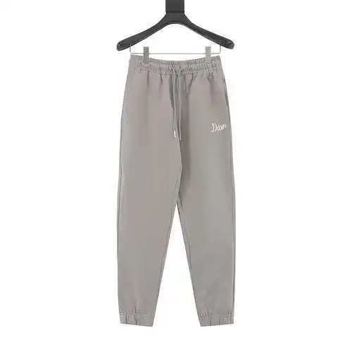Pantalones deportivos informales con logo bordado de CD