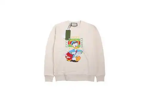 Gu*cci 23Fw Sudadera con cuello redondo Pato Donald