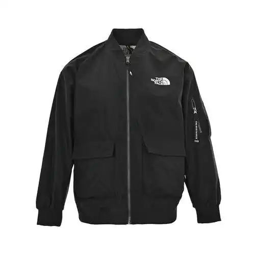 Chaqueta de trabajo con cremallera de color liso de TNF/North Face