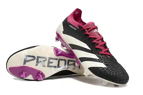 (Llegó) Zapatos de fútbol Adidas Falcon Essence totalmente tejidos de caña alta FG con cordones PRED