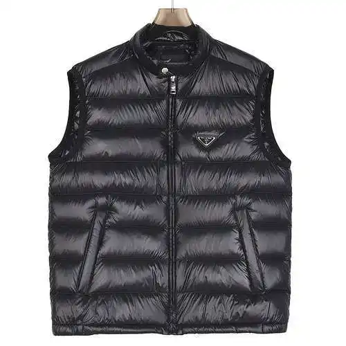 Chaleco fino informal con micrologotipo PRD/Prada 24SS