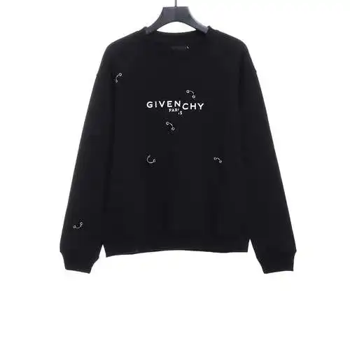 Sudadera con cuello redondo y smiley metalizado de GVC Givenchy