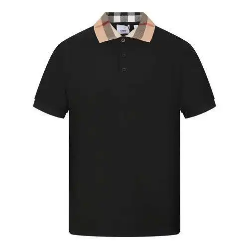 BBR Burberry 2024 camiseta polo a cuadros con solapa nueva