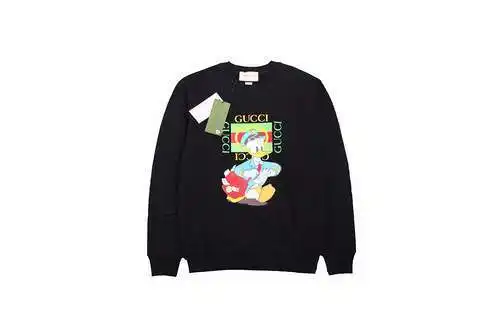 Gu*cci 23Fw Sudadera con cuello redondo Pato Donald