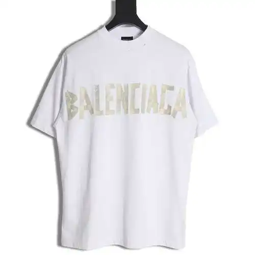 BLCG Balenciaga Camiseta Manga Corta 24SS Masking Tape