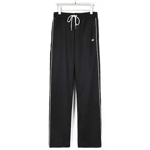 Pantalones deportivos bordados con logo pequeño de la serie CE/Céline 24SS Arc de Triomphe