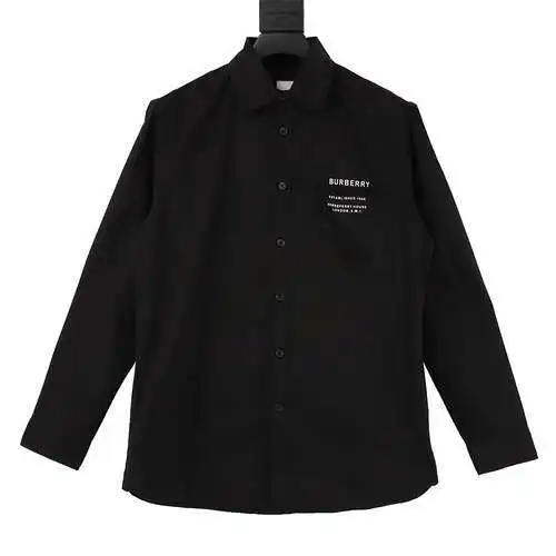 Camisa con eslogan en el pecho BBR de manga larga