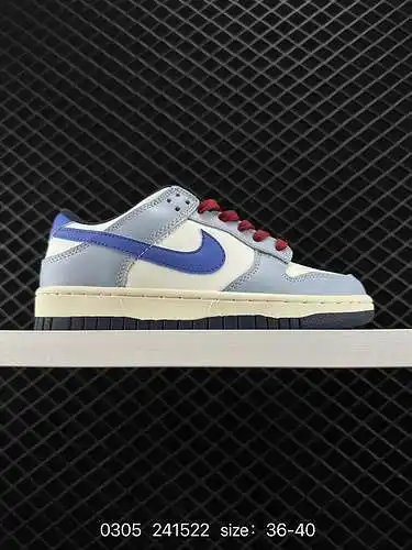 Zapatillas Nike Nike Dunk Low, zapatillas de skate retro, zapatillas clásicas de la serie SB. Fabric