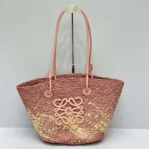 La bolsa tejida de paja de P está hecha de piel de vaca original importada, calidad de alta gama, fa