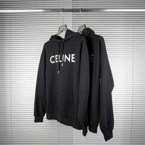 Celine CE sudadera pequeña de manga larga negro