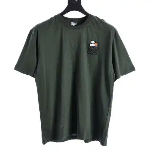 Camiseta de manga corta con bordado de panda conjunto Loe*we x Suna