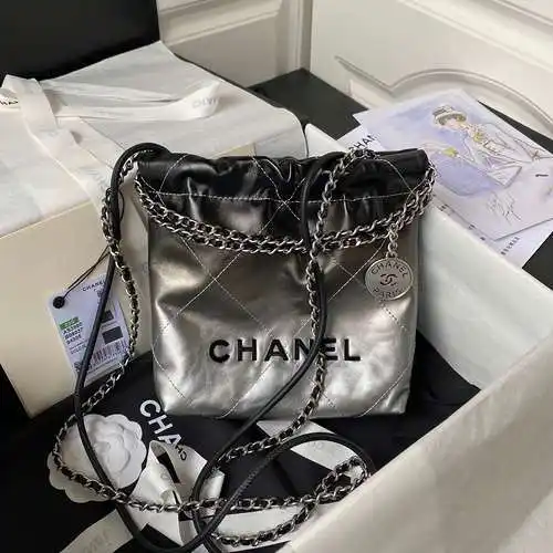 El bolso de cadena CH Xiaoxiangjia utiliza cuero original importado de alta calidad, versión de répl