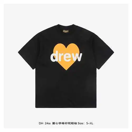 DH 24ss manga corta con estampado de letras de amor