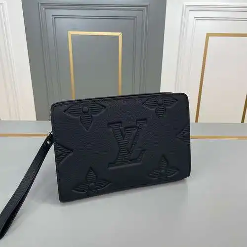 Bolso de mano para hombre LL, fabricado en piel de vacuno original importada, alta calidad, entrega 