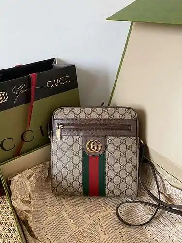 Bolso bandolera GG fabricado en piel de vacuno original importada, alta calidad, entrega en bolsa de