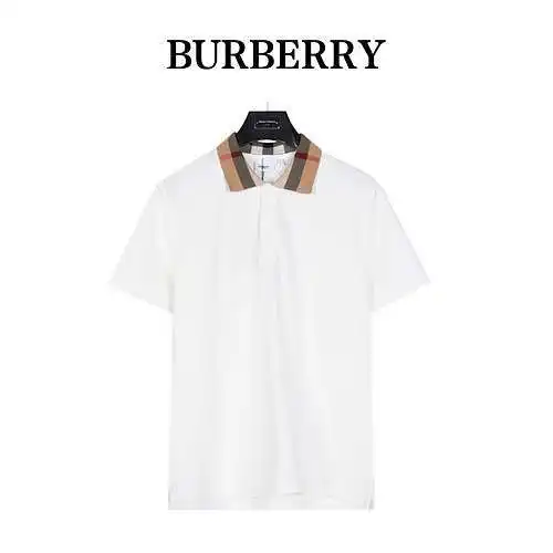BBR/Burberry 24ss classic collar plaid short-sleeved POLO shirt
