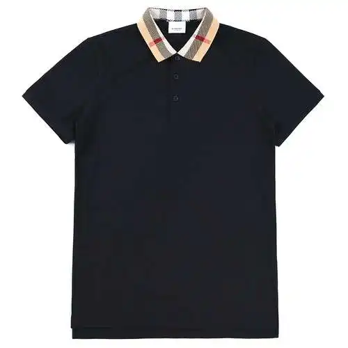 Burberry BBR nueva camiseta de verano con solapa, POLO de manga corta