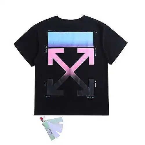 OW 19ss gradient arrow print short sleeves