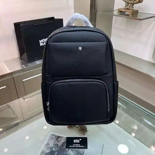 Mochila especial para hombre Wan@bao, fabricada en cuero original importado de primera calidad, vers
