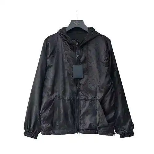 LV Louis Vuitton FW23 all-over printed reversible windproof long-sleeved jacket jacket for men and w
