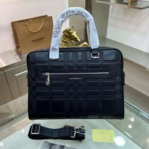 Maletín BBR para hombre, fabricado en cuero original importado de primera calidad, versión réplica d