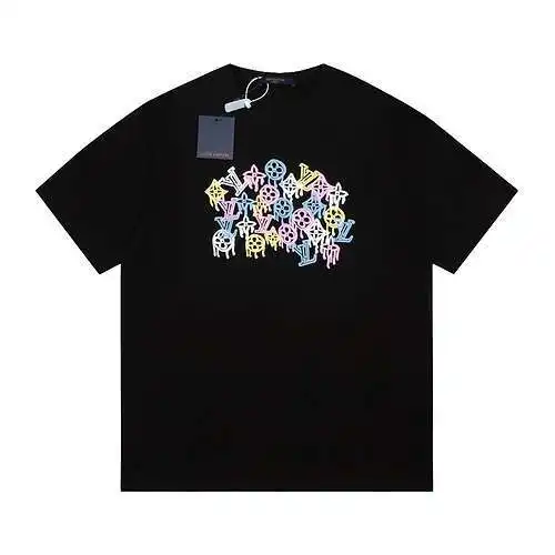 LV24ss paint LOGO foam short sleeves black