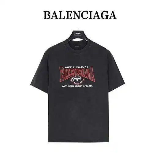 BLCG/Balenciaga Camiseta Manga Corta Bat Double B Lock