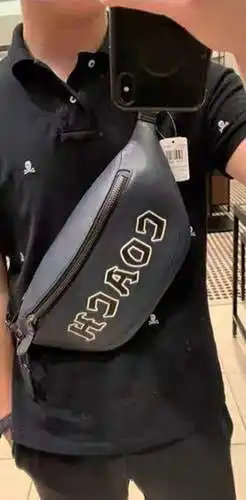 Bolso de pecho especial para hombre COA, fabricado en piel de vacuno original importada, alta calida