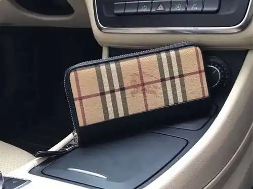 Cartera larga con clip para hombre, fabricada en piel vacuna original importada, alta calidad, entre