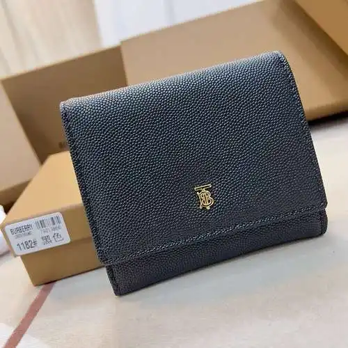 Cartera BBR con clip corto fabricada en piel de vacuno original importada, alta calidad, entrega en 