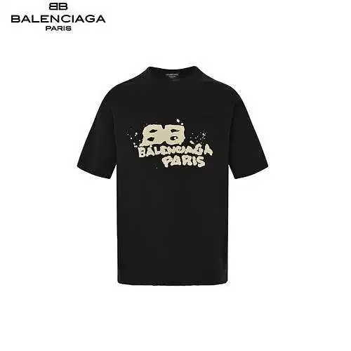 BLCG/Balenciaga front and back graffiti short sleeves