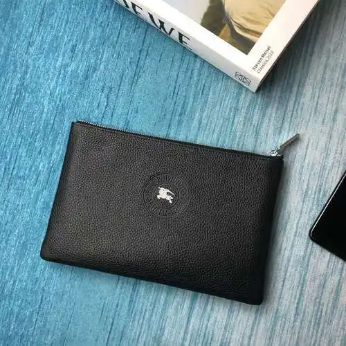 Bolso de mano BBR para hombre, fabricado en piel de vacuno original importada, alta calidad, entrega