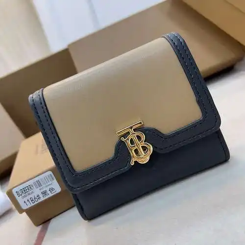 Cartera BBR con clip corto fabricada en piel de vacuno original importada, alta calidad, entrega en 