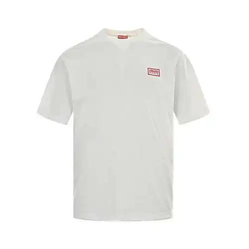 KZ/Takada Kenzo 24ss etiqueta roja letra bordada manga corta