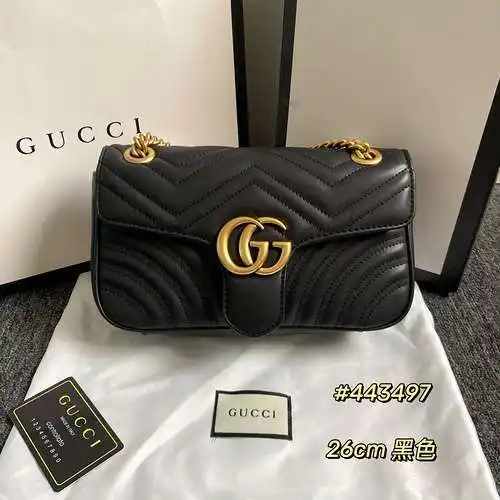 Bolso de cadena GG fabricado en piel de vacuno original importada, alta calidad, entrega en factura 