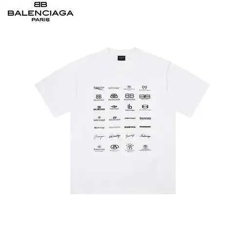 BLCG/Balenciaga full LOGO short sleeves