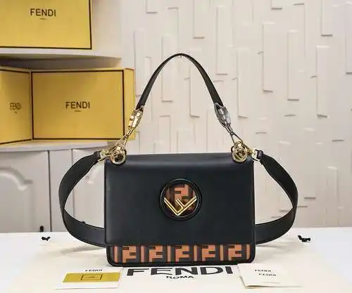 El bolso de hombro FD Fen está hecho de piel de vaca original importada, calidad de alta gama, factu