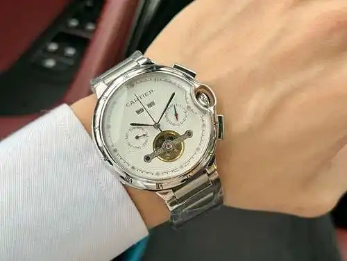 Reloj, reloj para hombre con movimiento mecánico original totalmente automático, caja y correa de ac