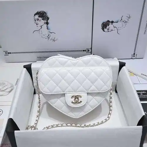 El bolso CH Xiaoxiangjia love está hecho de cuero original superior importado, versión réplica de al