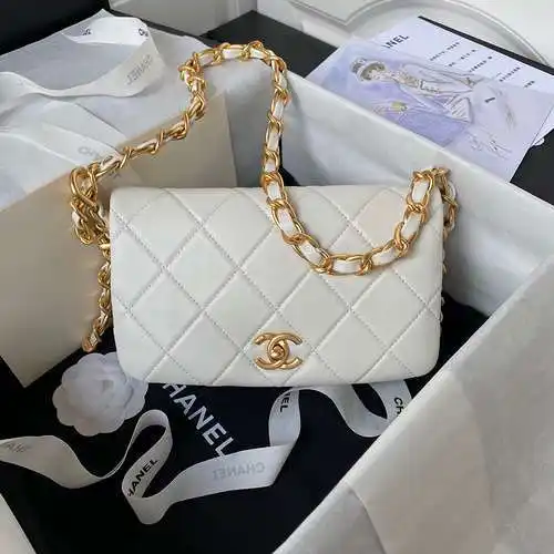 El bolso de cadena CH Xiaoxiangjia utiliza cuero original importado de primera calidad, versión de r