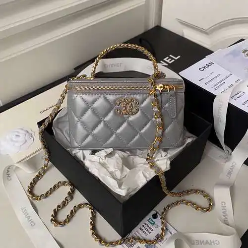 El bolso de cadena CH Xiaoxiangjia utiliza cuero original importado de primera calidad, versión de r