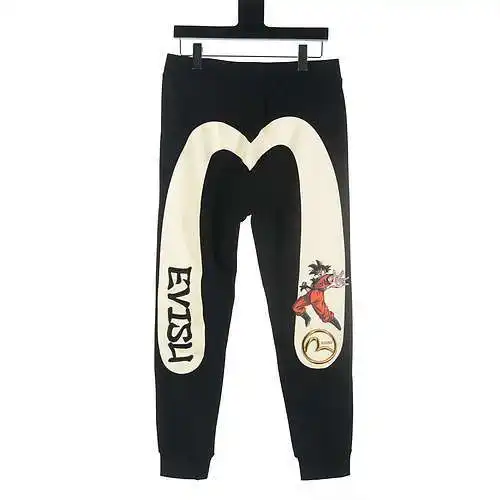 Evi*su Lucky God Dragon Ball Series Big M Goku printed sweatpants