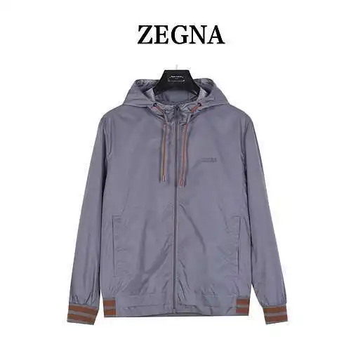 Chaqueta Zeg*na/Zegna con solapa y letras bordadas en el pecho