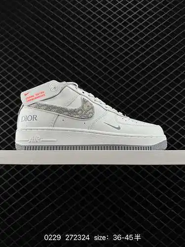 Nike Air Force Low Air Force 1 zapatillas deportivas informales, versátiles y de caña baja. La combi